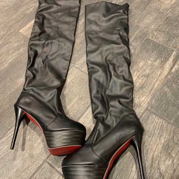thigh high boots poshmark